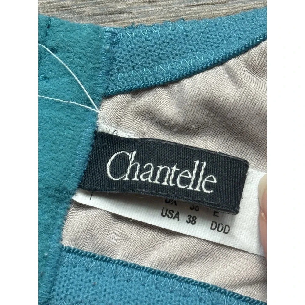 Chantelle C Magnifique Seamless Unlined Minimizer Bra Blue 38DDD Underwire